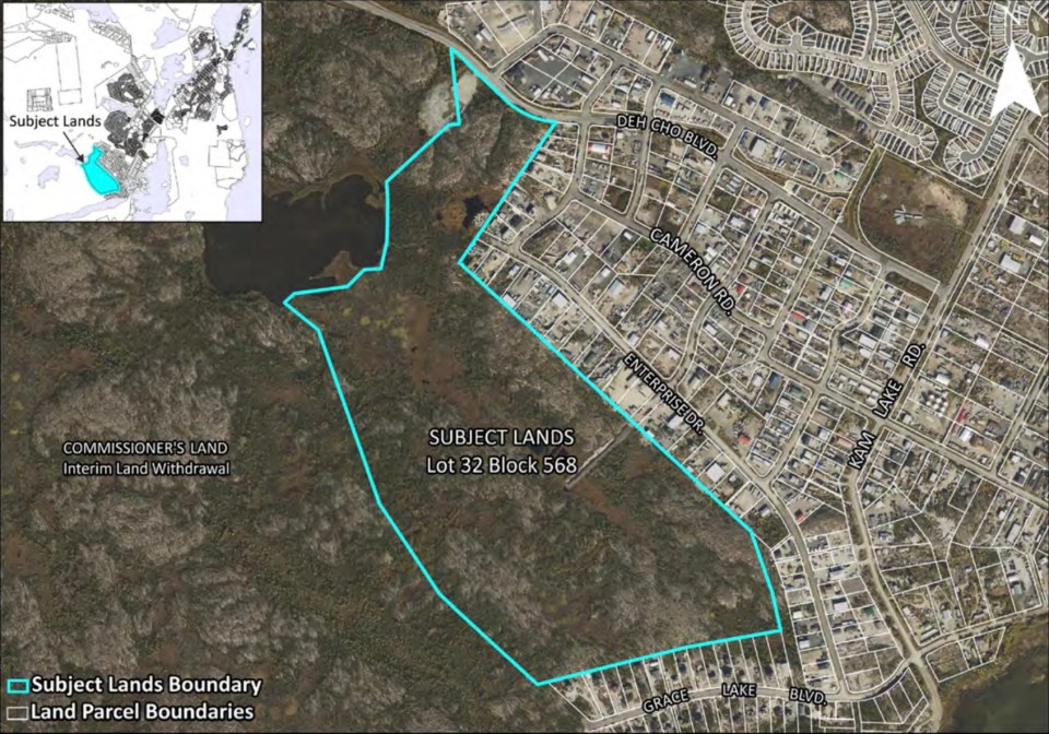 A city map of the lot in question.